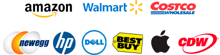 Amazon, Walmart, Costco, Newegg, HP, Dell, Best Buy, Apple, CDW, ...