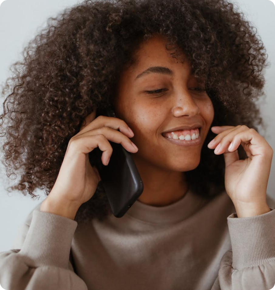 Person using a phone